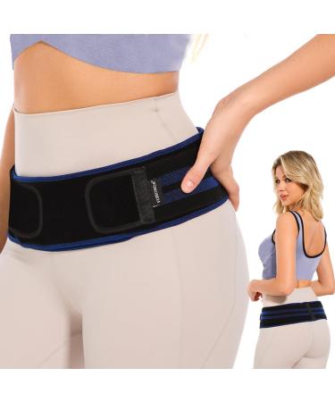 Sacroiliac SI Joint Hip Belt and Lower Back Brace for Men&Women Hip Braces for Hip Pain Pelvic Support Belt for Sciatica Pelvis Lumbar Pain Relief(Medium)