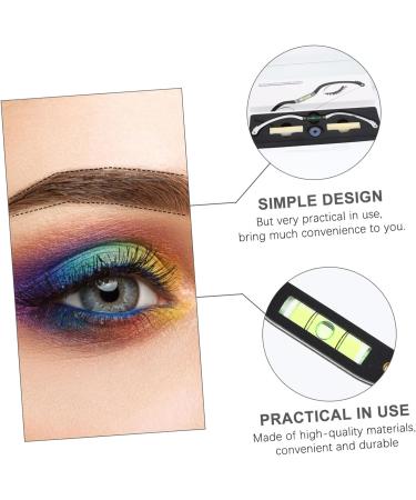 Hemoton 2 pcs Level Mapping Professional Ruler Premium Measuring Metal Eyebrow Marker Shaper Horizontal mediumx2pcs Silverx2pcs - Buy Online on GoSupps.com