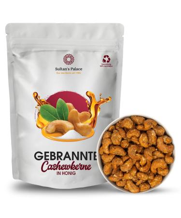 Sultan s Palace Burnt cashew nuts with honey - 1000g -burnt cashews cashew nuts roasted cashew nuts nuts cashew caramelized cashewkerne cashews burned burned nuts honey 1 kg (1 Pack)