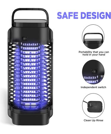 Bug Zapper - Powerful Electric Mosquito Zapper Fly Killer for Indoor-4200V Metal Mesh  Insect Fly Trap Indoor Mosquito Killer for Home  Garden  Patio  Backyard(18W) 18W-INDOOR - Buy Online on GoSupps.com