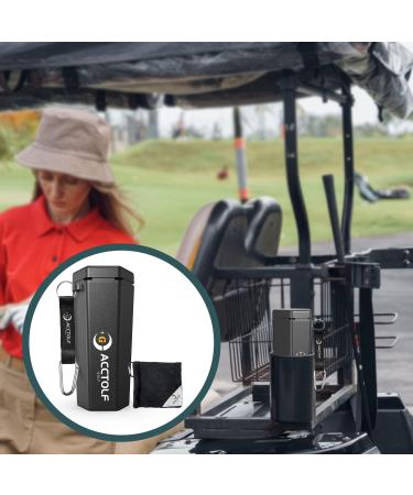ACCTOLF Portable Golf Ball Washer Cleaner Kit - Golf Club Cleaning Set with Towel & Brush - Best Golf Gifts for Men/Women - Buy Online on GoSupps.com