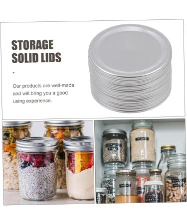 Milisten 24pcs Tinplate Split Cover Ball Jar Lids Tinplate Mason Jar Covers Secure Canning Jar Cap Stainless Can Cover Wide Mouth Canning Lids Sealing Can Caps Spherical Clamshell Bottle - Buy Online on GoSupps.com