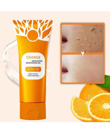 Orange Exfoliating Gel for Face and Body Deep Pore Peeling Scrub Deep Clean Pores Orange Enzymes Exfoliatings Gels Exfoliating Gel for All Types Skin (2 Pack 2 Floz) 2 Pack 2 Fl Oz (Pack of 1) - Buy Online on GoSupps.com