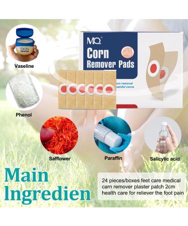 72 Corn Remover Pads - Effective Treatment for Stubborn Chicken Eyes & Corns - International Shipping - Buy Online on GoSupps.com