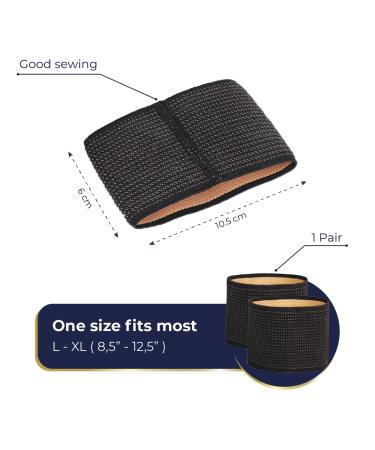 Arch Support Bands 1Pair Pack - Unisex Orthotic Compression for Foot - Copper Infused Arch Support for Plantar Fasciitis - ZAHA - Buy Online on GoSupps.com