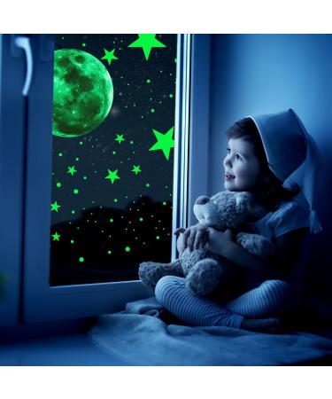 432pcs Blue Glow in The Dark Rocket, Planets, and Stars Wall Stickers - Nursery & Bedroom Decor - Buy Online on GoSupps.com