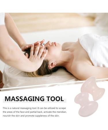 Doitool 2 Piece Gua Sha Face Tools | Jade Roller & Mushroom Stones for Facelift | Perfect Gift for Women - Pink - Buy Online on GoSupps.com