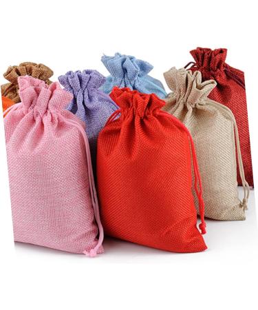SEWOART 12pcs Christmas Cloth Bags Christmas Sto Linen Bags Storage Container Candy Storage Bag Jewelry 18.00X13.00X0.30CM Beige - Buy Online on GoSupps.com