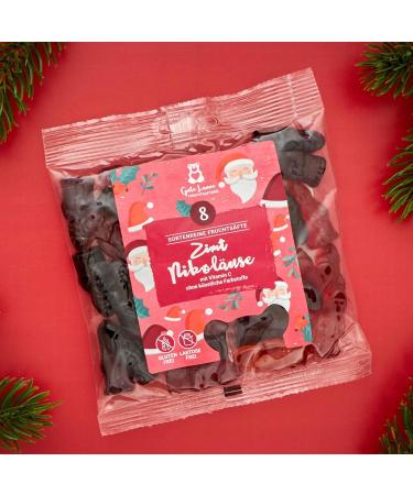  naschlabor naschlabor Fruit Bears with Christmas Heart | Pure Fruit Juice | No Artificial Colors or Flavor Enhancers | Gluten and Lactose Free (Nicotine Coating) - Buy Online on GoSupps.com