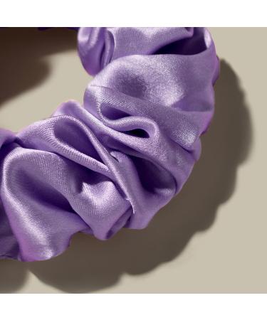 Lilysilk 100% Silk Hair Rings for Women | Soft & Reusable Ponytail Holder - Eggplant Skin Packaging | 1 Pack - Buy Online on GoSupps.com