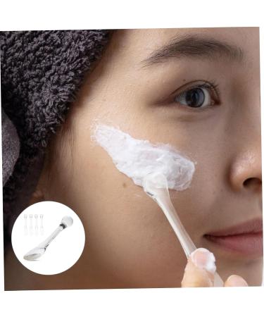 GALPADA Lot de 5 Applicateurs de Cr me Contour des Yeux en Alliage de Zinc Mini Cuill res Transparentes Massage Oculaire Professionnel Format Portable pour Soin du Visage au Quotidien - Buy Online on GoSupps.com