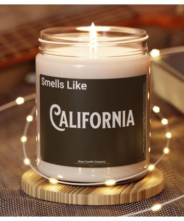 Natural Scented Soy Candle 9oz - Eco-Friendly Gift Inspired by California - Atlantis Whisper Aromatic Candle - Buy Online on GoSupps.com