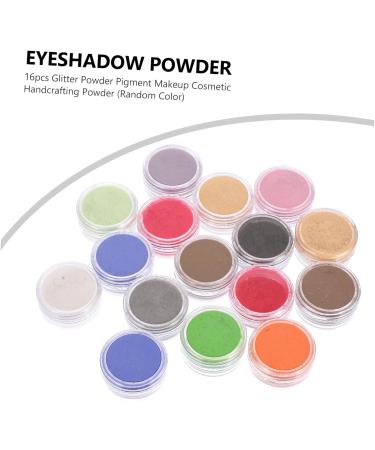 SEWACC 16pcs Pearl Powder Nail Accessories Mica Pigment Powder Glitter Powders Blush Powder Highlight - Buy Online on GoSupps.com