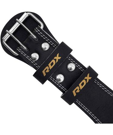Buy RDX 6 Adjustable Weightlifting Belt for Men & Women | Durable Leather Powerlifting & Bodybuilding Gym Belt | Fits 29-33 Inches - Buy Online on GoSupps.com