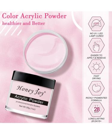 28g/box Professional Pink Acrylic Nail French Manicure Powder HJ-NAP017 (No.9) - Buy Online on GoSupps.com