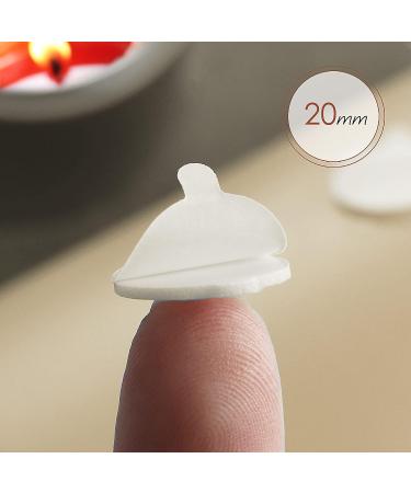 Hearth and Harbor 6-Inch Cotton Candle Wicks with Double-Sided Heat Resistant Stickers - 100 Pack for Candle Making - Buy Online on GoSupps.com