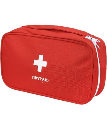 Buy Oxford Fabric Medical Bag | Travel First Aid Bag for Caregivers & Families - Red Emergency Bag - Buy Online on GoSupps.com