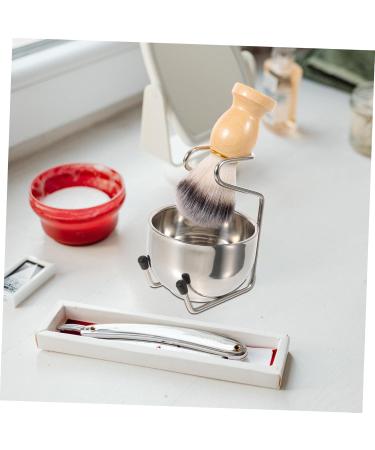 Beavorty Male Shaving Brush Set - Luxury Wood & Metal Shaving Supplies with Stand | Perfect for Grooming & Bartbriding - Buy Online on GoSupps.com