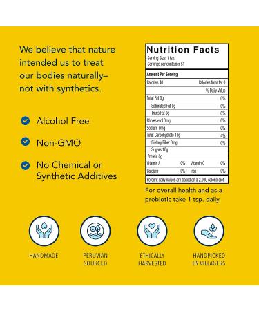 Organic YacoPower Yacon Syrup 8.5 fl oz - Supports Metabolism & Digestion -Non-GMO - Zero Glycemic Index - Natural Sweetener - Buy Online on GoSupps.com