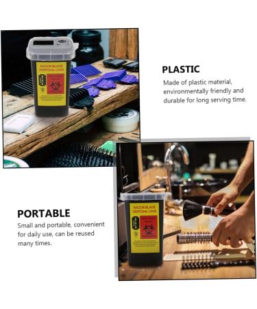 Minkissy 8 STK Blade Storage Box - Eco-Friendly Barber Razor Blade Dispenser & Recycling Container - Buy Online on GoSupps.com