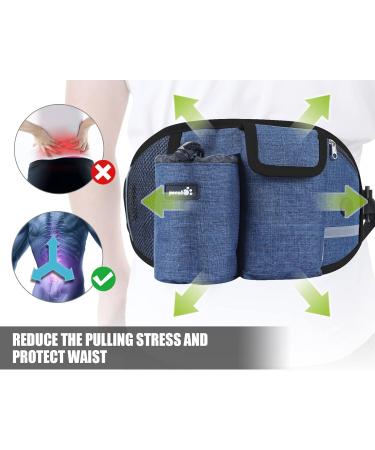 Pecute Jogging Leash for Dogs - Elastic Running Leash with Belly Belt for Large & Medium Dogs Supports Up to 110kg Convenient Belt Bag - Ideal for Jogging & Running - Buy Online on GoSupps.com