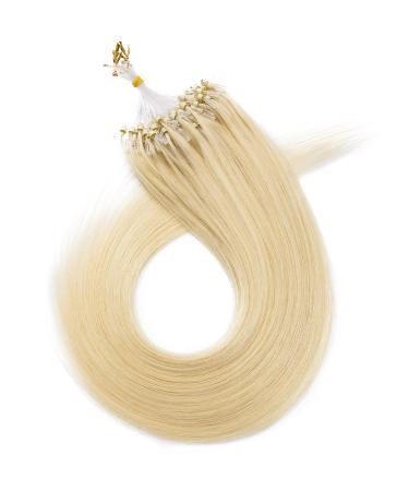 SEGO Microring Hair Extensions - 100% Real Human Hair 0.5g Strands Hellblond #613 22 (56cm) 50g Pack - International Shipping Available - Buy Online on GoSupps.com