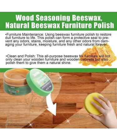 Beeswax Wood Cleaner and Protector Wax Leather Polishing Wax Woodworking Wax Beeswax Cream Beeswax for Furniture Polishing Repair Scratches - Buy Online on GoSupps.com