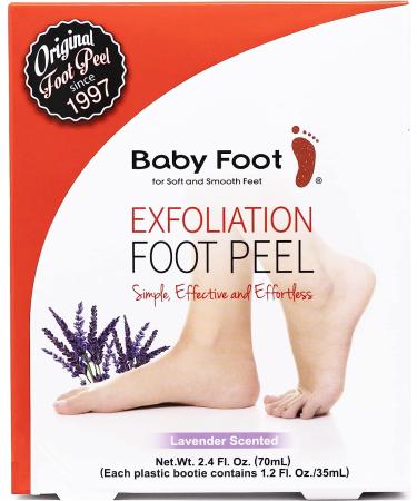 Baby Foot Original Foot Peel Mask for Men - Repair Dry, Cracked Feet, Remove Dead Skin, and Soften Heels - 2.4 Fl. Oz - Buy Online on GoSupps.com