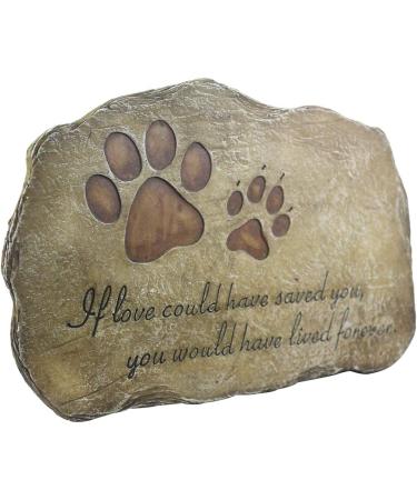 Personalized Dog Memorial Stone | Indoor Outdoor Garden Grave Marker | Loss of Pet Gift - Buy Online on GoSupps.com