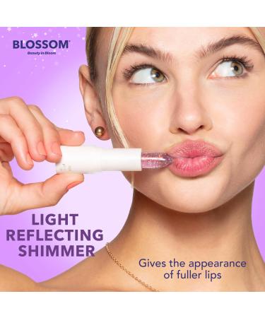 Blossom Lip Gloss Moisturizing pH Lip Balm Color Changing Glitter Sparkle Shimmering Lip Stain Tint 3.5g Moonstone - Buy Online on GoSupps.com
