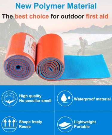 DouHeal Medical Combat Splint 36 - Aluminum Plate - Orange - Buy Online on GoSupps.com