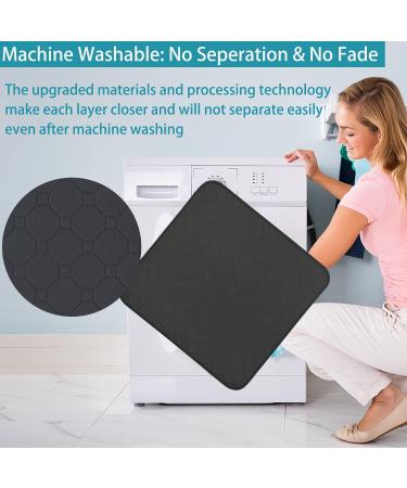 NewBeau Waterproof Chair Pads 2 Pack - Washable Seat Protector for Incontinence - Reusable Under Pads for Adults & Children - 22 X 21 - Black - Buy Online on GoSupps.com
