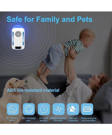 Ultrasound Pest Control - 4-Pack Insect Repeller for Mosquitoes Mice Ants Flies Spiders & Roaches | Effective Electronic Pest Deterrent - Buy Online on GoSupps.com