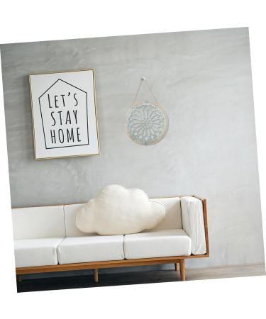 PRETYZOOM Household Decor Pattern Disc Home Decor Shaped Pattern Pendant Home Acrylic Decor Wall Art Wall Hanging Household 20x20cm Coffee - Buy Online on GoSupps.com