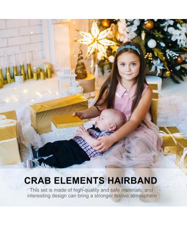 Lurrose Christmas Snowflake Headband - 3-Piece Glitter Hair Accessories for Women & Girls | Perfect for Holiday Parties & New Year Celebrations - Buy Online on GoSupps.com