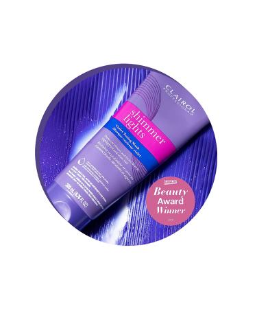 Clairol Professional Shimmer Lights Violet Toning Mask - Neutralize Brassy Tones for Refreshing Blonde Hair 200mL - Buy Online on GoSupps.com