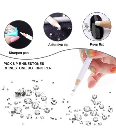 Sularpek 1440 Pcs Rhinestones Nail Gems Set with Tools - Crystal Flat Back Gems for Nail and Face Art | Includes Tweezers and Dotting Pen - Buy Online on GoSupps.com