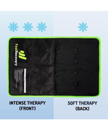 XXL Cold Warm Compress for Backs & Legs - Reusable Cooling Pillow & Gel Pads for Hip & Back Pain Relief (60x38 cm) - Extra Soft Fabric - Buy Online on GoSupps.com