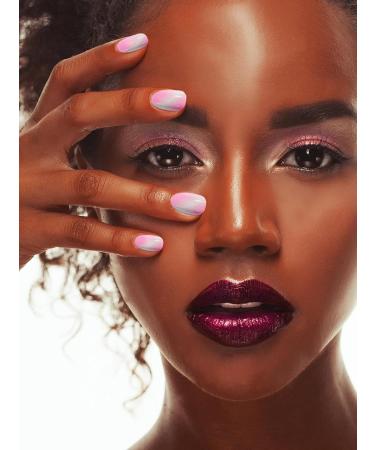 EBANKU 20 PCS Semi Cured Gel Nail Strips | Full Wraps Adhesive Nail Stickers with File & Stick | UV/LED Lamp Required - #2 - Buy Online on GoSupps.com