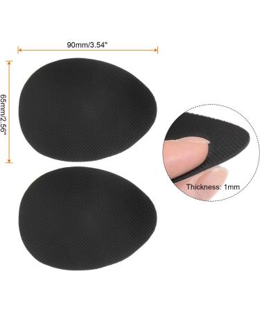HARFINGTON Non-Skid Shoe Pads - 5 Pairs Rubber Cushion Self-Adhesive Sole Protector for Men & Women - No Slip Grip Black 3.5"x2.6 - Buy Online on GoSupps.com