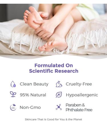 Buy Lavender Foot Peel Mask - Natural Exfoliator for Dry Skin Calluses & Cracked Heels - Baby Soft Feet Repair - Buy Online on GoSupps.com
