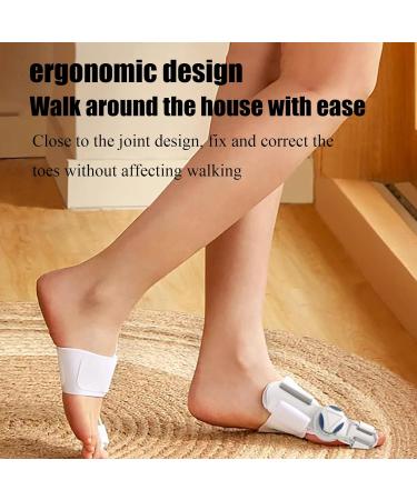 Adjustable Toe Straightener for Foot Bone Correction - Universal Design for Left and Right Feet - Thickened Silicone Pad - Ergonomic Thumb Valgus Corrector - Buy Online on GoSupps.com