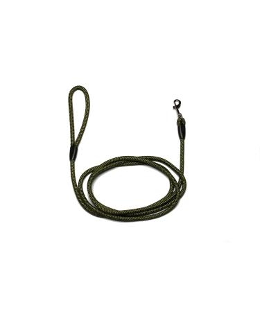 Leash - Rope leash with hand loop Basic 10mm 27 colours 7 lengths (3.00 m olive) 3.00 m olive