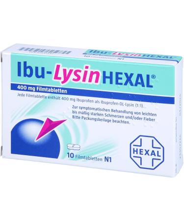 IBU Lysinhexal 10-Hour Film-Coated Tablets - Fast Relief for Pain & Inflammation | Buy Internationally - Buy Online on GoSupps.com