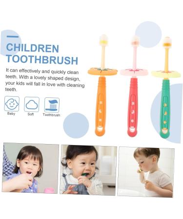 Oatipho 3ST Toothbrush for Babies - Cotton & Silicone Baby Oral Care Brush | Gentle Tooth Cleaning for Toddlers - Buy Online on GoSupps.com