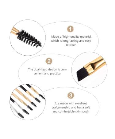 Beaupretty 6pcs Dual Ended Eyebrow Mascara & Grooming Brush Set | Eyelash & Eyeliner Comb - Premium Makeup Tool - Buy Online on GoSupps.com