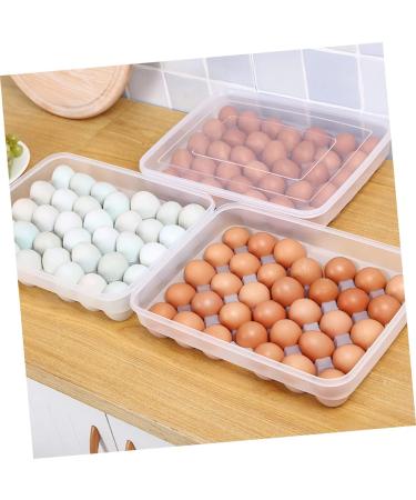 Generic Deviled Egg Holder Tray Refrigerator Household Storage Container Plastic Case Compartment Fridge Egg Holder Stackable - Buy Online on GoSupps.com