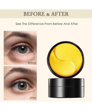 GILVOS 24k Gold Under Eye Patches for Puffy Eyes, Dark Circles & Wrinkles - Skin Care Eye Treatment - Buy Online on GoSupps.com