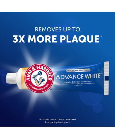 Arm & Hammer AdvanceWhite Extreme Whitening Toothpaste Twin Pack â€“ Clean Mint 6.0 oz (170 g each) | Brighten Your Smile - Buy Online on GoSupps.com