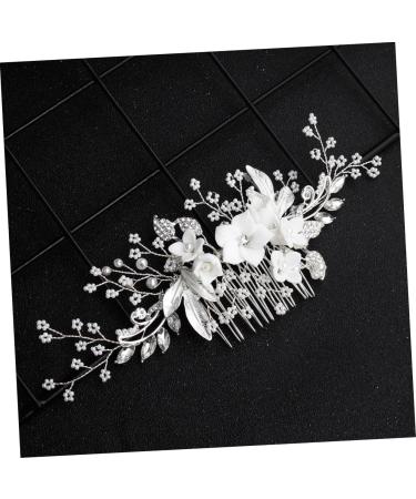 FRCOLOR Women Hair Comb Tiara Women Hairpin Floral Headdress Comb Women's Korean Hair Comb Headpiece - Buy Online on GoSupps.com